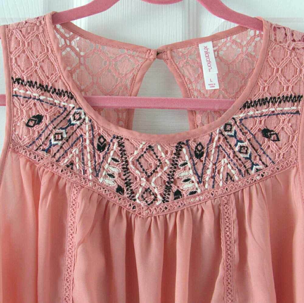 Blush Pink Sleeveless Top